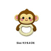 Cartoon Animal Silicone Baby Teether with Pacifier Clip