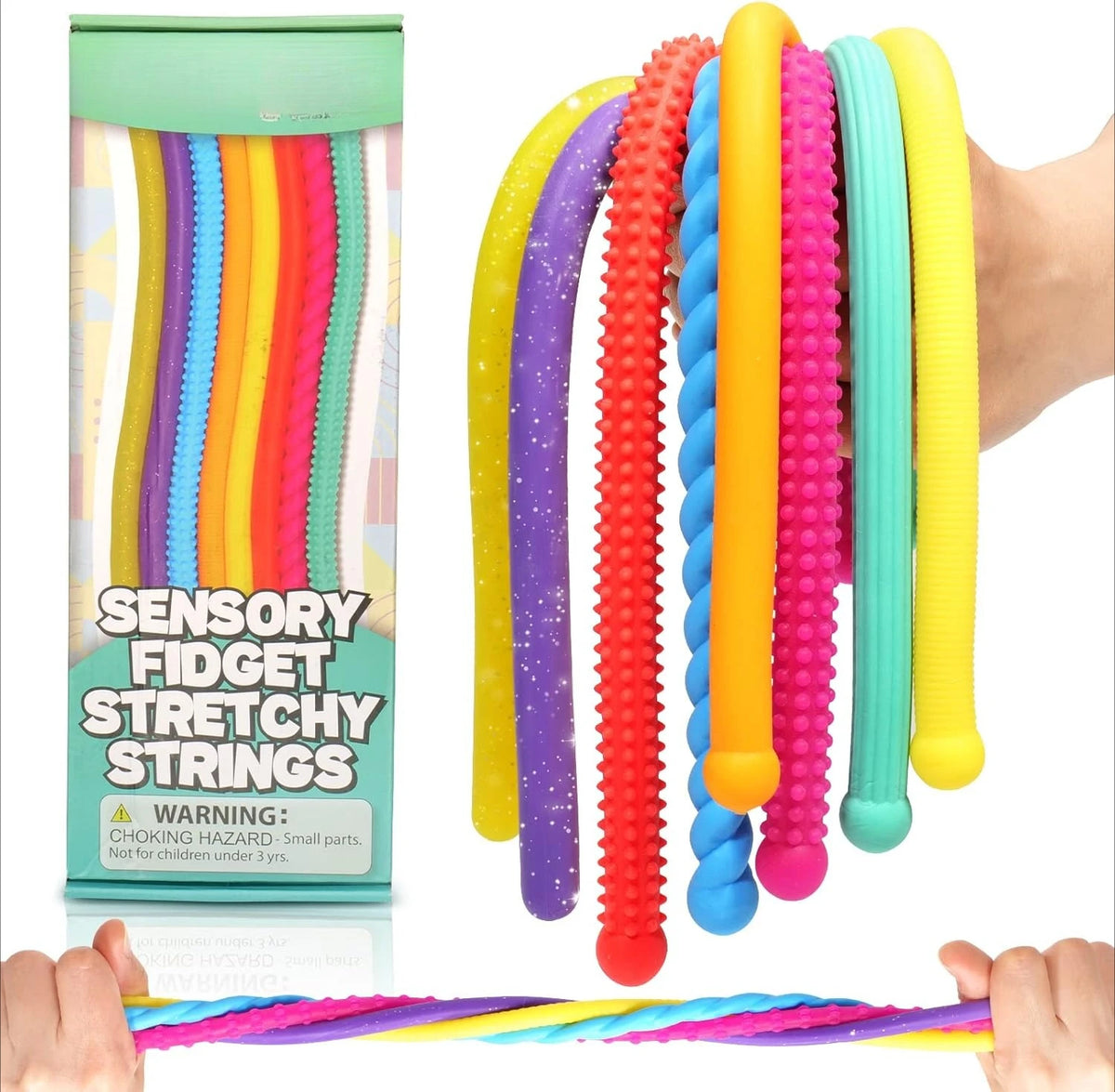 Textured Stretchy Fidget Toys for Stress Relief and Sensory Play