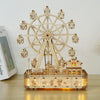 Wooden Ferris Wheel 3D Puzzle – DIY Model Kit for Home Décor