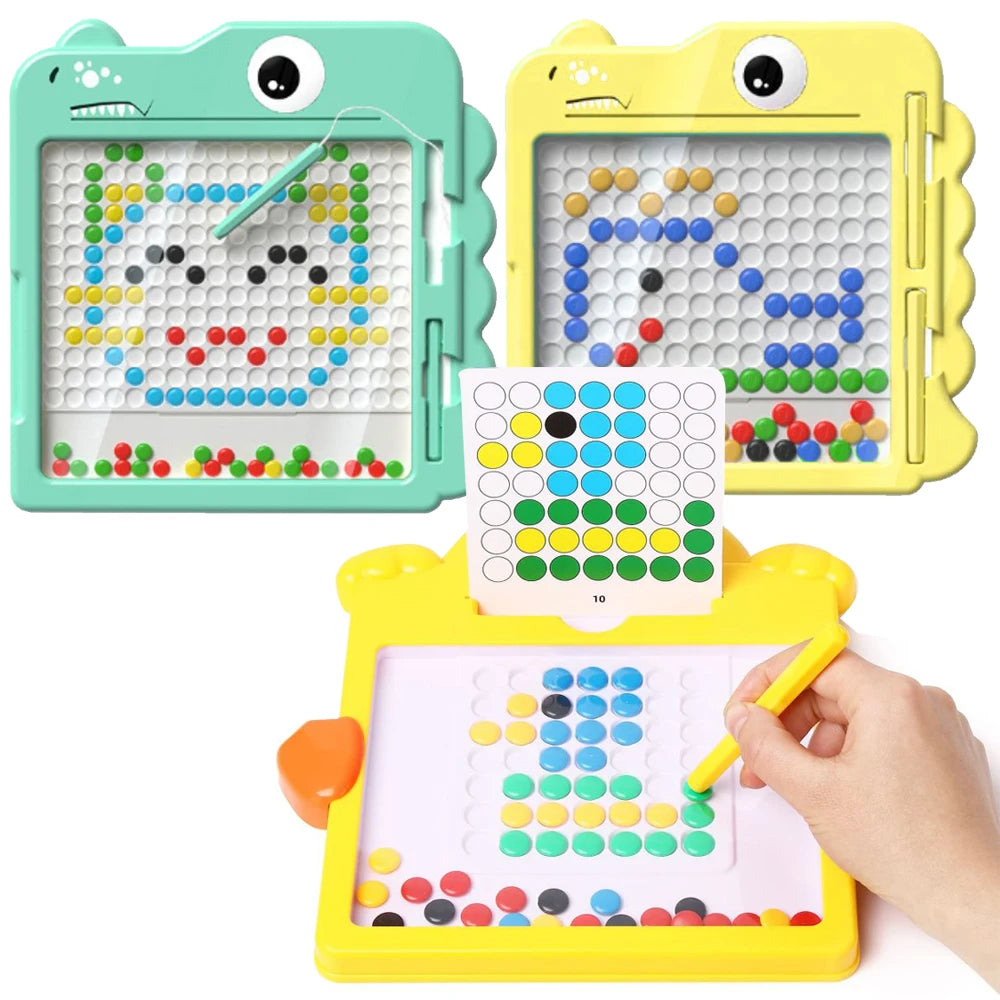 Magnetic Drawing Board for Kids – Reusable Doodle Pad with Chunky Pen