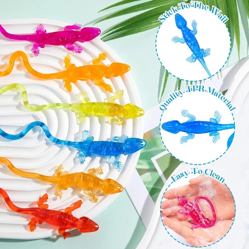 Sticky Climbing Lizard Toys for Party Favors & Prizes