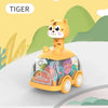 Press and Go Animal Light-Up Gear Car Toy for Toddlers