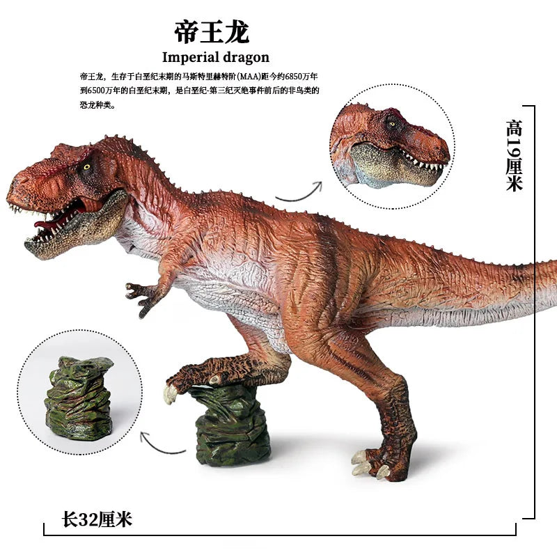 Realistic Dinosaur Figurine Collection for Imaginative Play