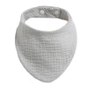 Organic Cotton Muslin Baby Bib with Bandana Style