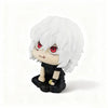 Chibi PVC figure of Tomura Shigaraki from My Hero Academia featuring white hair and red eyes