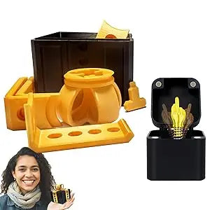 Annoying Present Prank Box with Pop-Up Middle Finger
