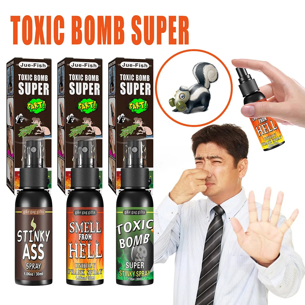 30ml Fart Spray Prank Toy – Hilarious Stink Bomb for Parties & Pranks
