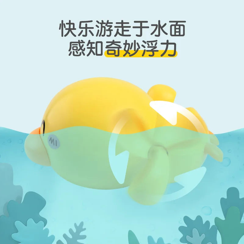 Floating Wind-Up Bath Toys for Toddlers – Cute Animal Clockwork Water Play