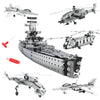 Metal 3D Aircraft Model Building Kit with Screw Assembly