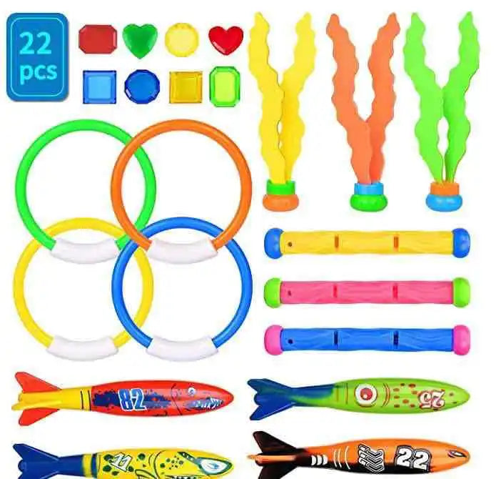 Underwater Diving Stick Toy Set for Pool Fun