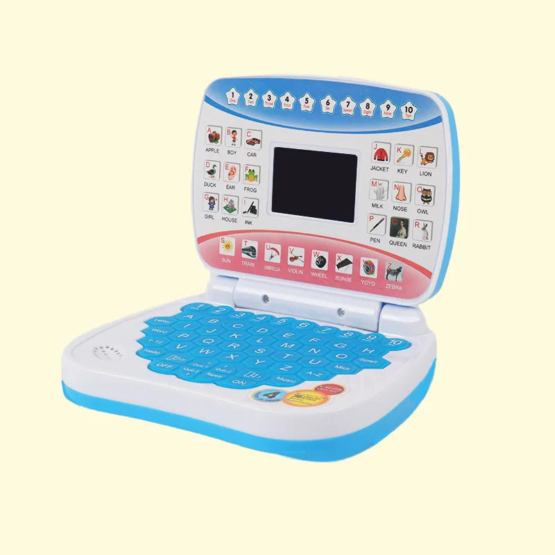 Kids Interactive Learning Laptop with LED Display and Music