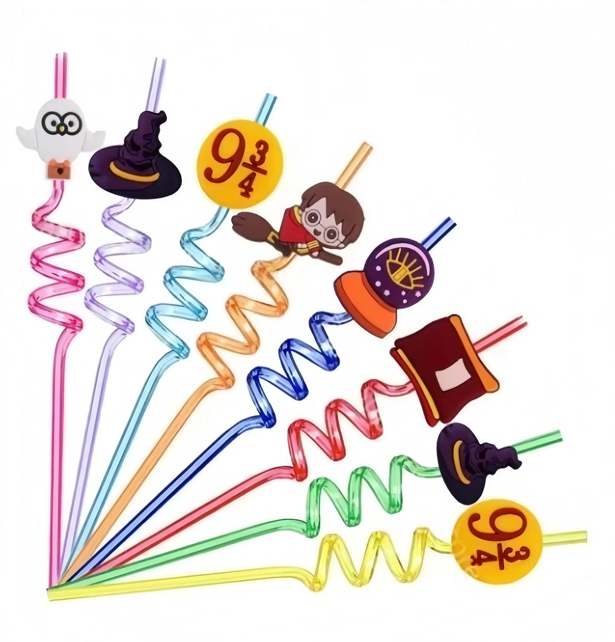 Cartoon Themed Kids Party Decoration Set with Face Stickers, Gift Bags & Slap Bracelets