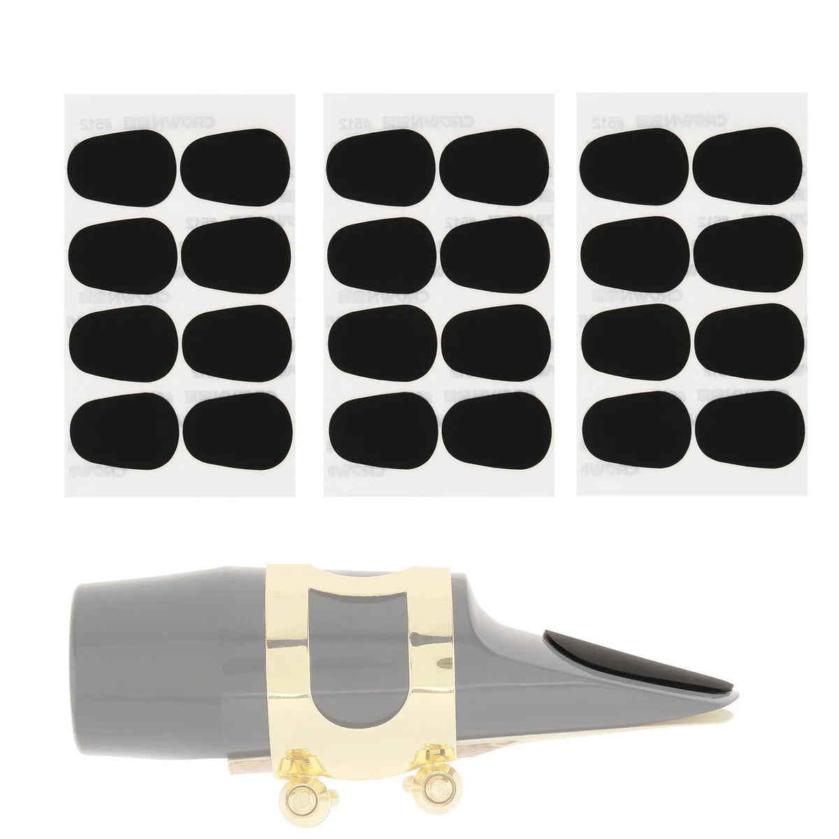 Alto Saxophone Mouthpiece Kit with Reeds, Cushions & Cleaning Brush