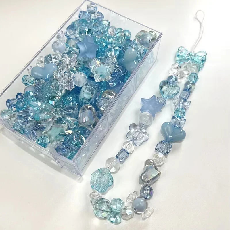 Spring Pastel Acrylic Beads for Jewelry Making – Mixed Baroque Shapes