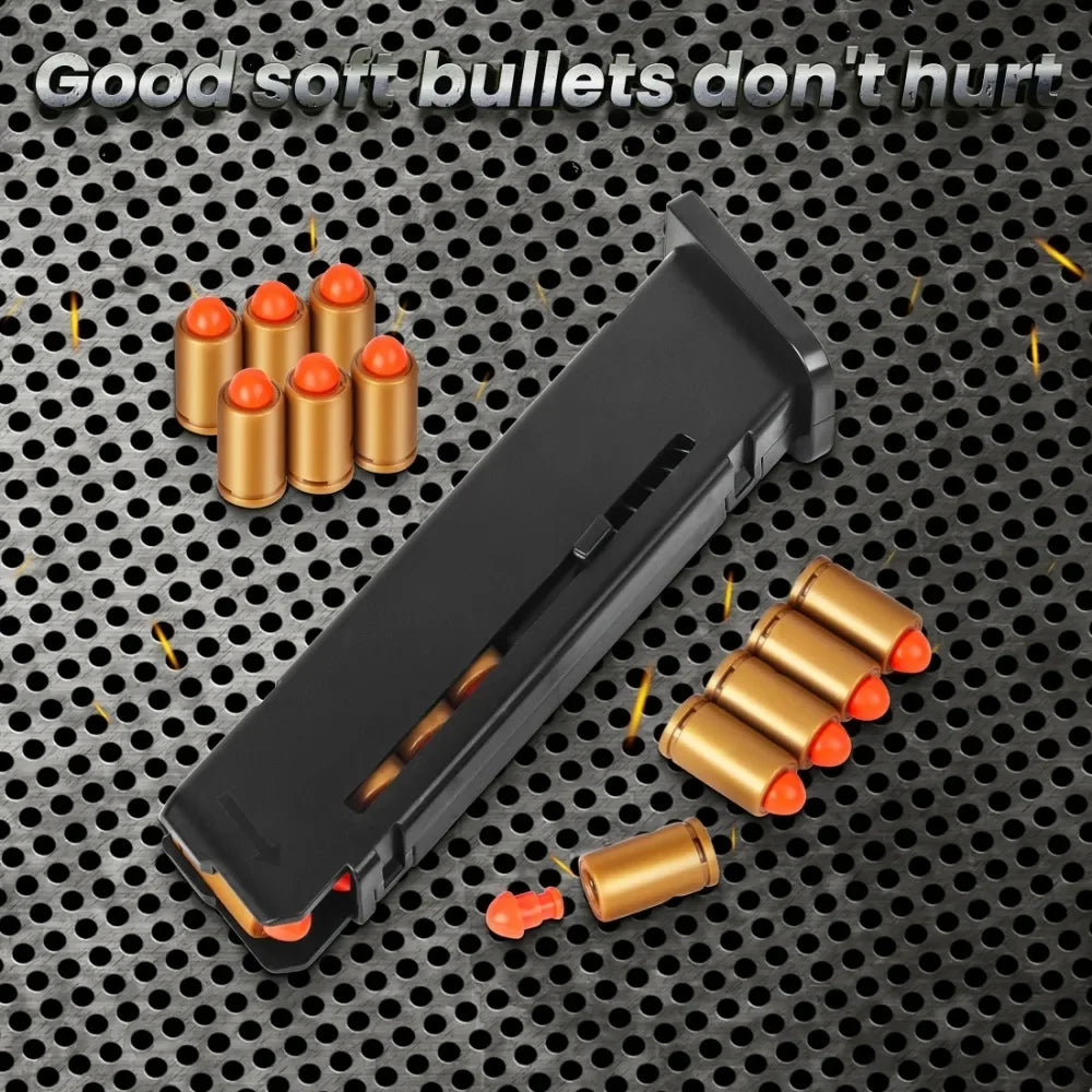 Reusable Toy Gun Shells and Bullets for M1911, SIG17 & USP Models