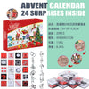 24-Day Christmas Advent Calendar with DIY Tree & Train Set