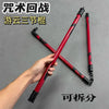 A hand holds a red and black cosplay prop, which is a Maki Zenin Playful Cloud item.