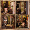 Eternal Bookstore DIY Book Nook Kit with LED Lighting