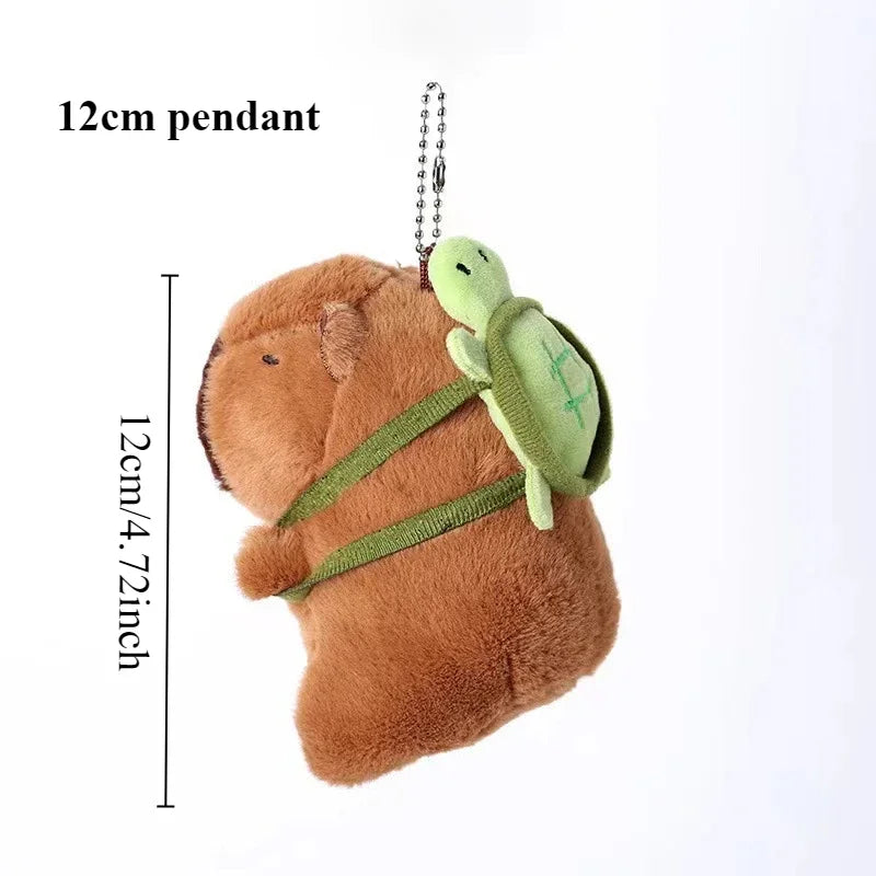 Capybara Plush Toy with Duck Swim Ring – Kawaii Stuffed Animal
