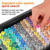 Dual-Tip Alcohol Art Marker Set with Brush and Broad Tips