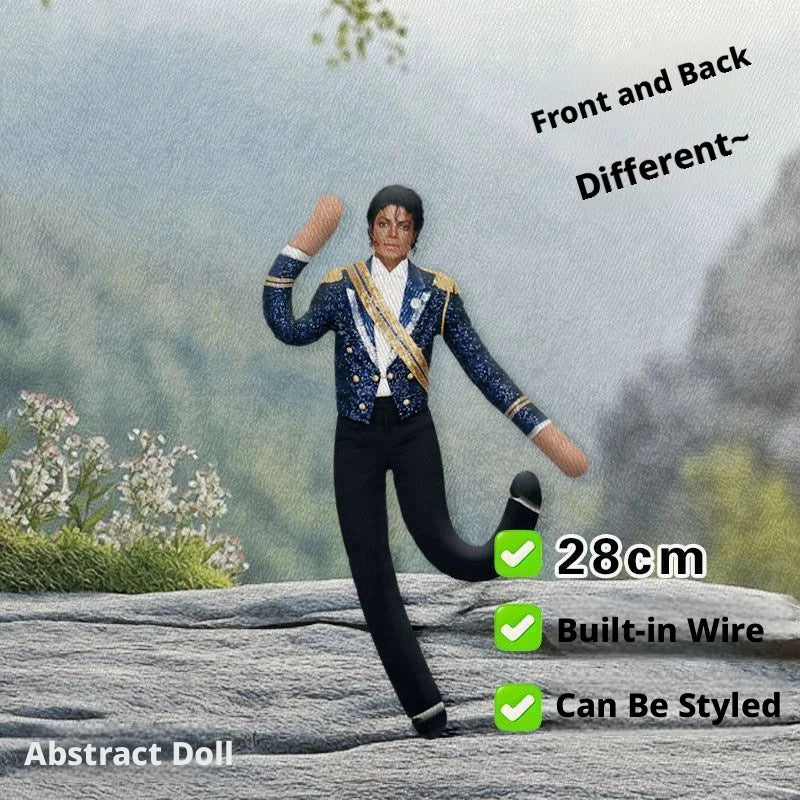 Poseable Michael Jackson Rat Plush with Wire Frame