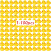 Classic Yellow Squeaky Rubber Ducks for Bath, Party Favors, and Decor