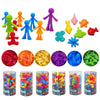 A set of colorful plastic animal figures for Montessori sorting and counting toys