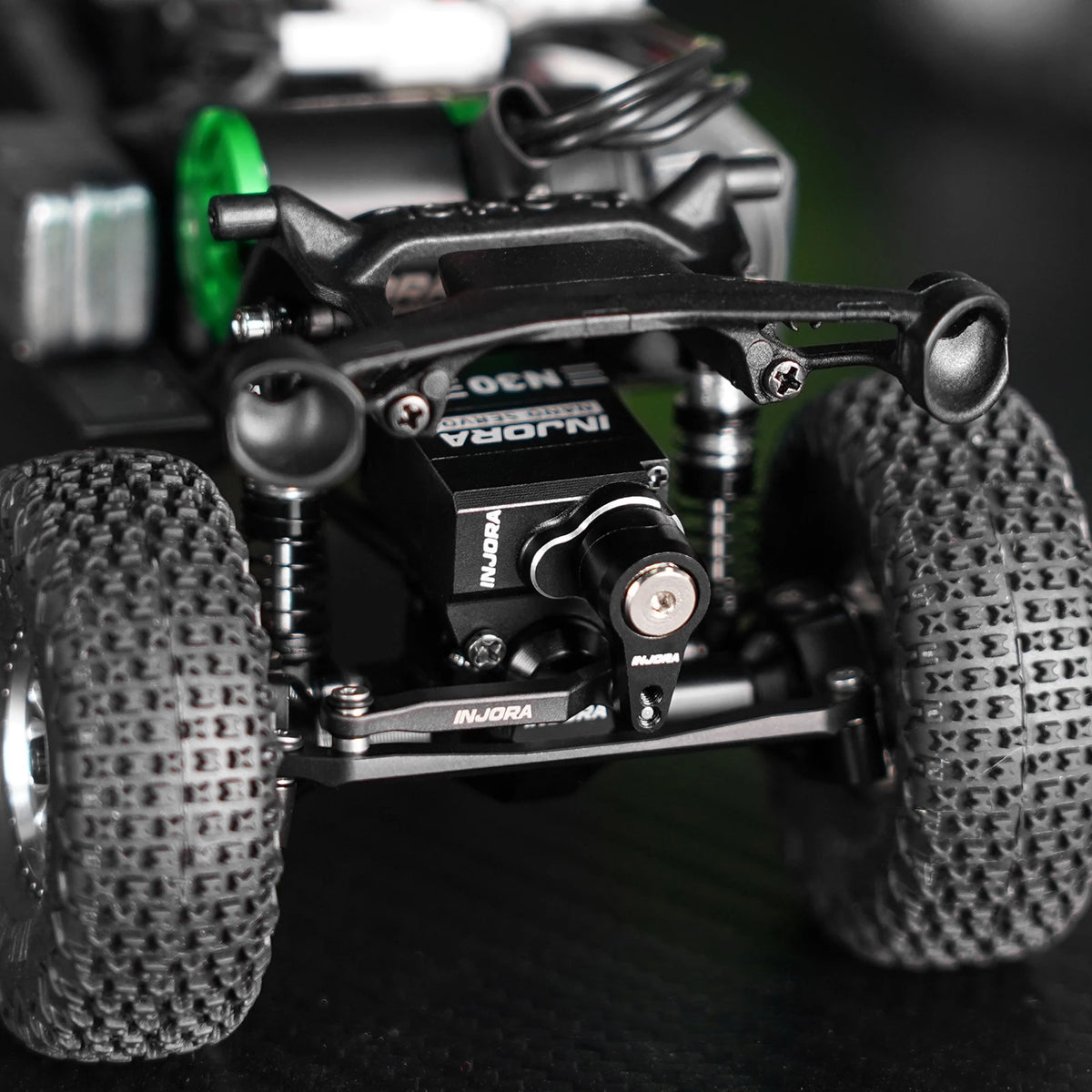 CNC Aluminum Servo with Metal Gears and Servo Saver for 1/30 Scale RC Crawlers