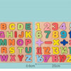 Wooden Alphabet & Number Peg Puzzles for Toddlers