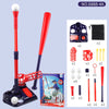 3-in-1 Kids Baseball Practice Set with Adjustable Tee and Launcher