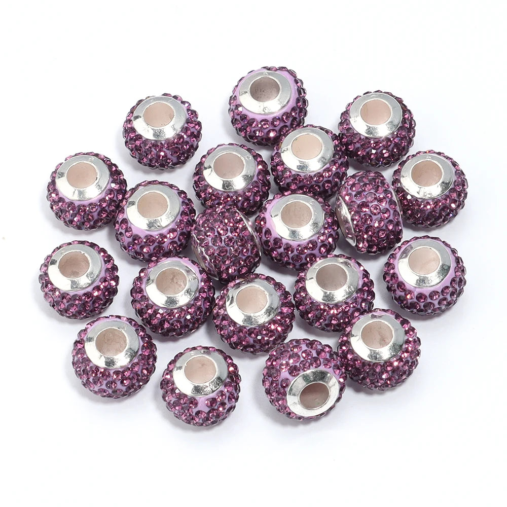 Luxury Rhinestone Spacer Beads for DIY Jewelry Making
