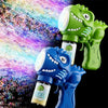 Dinosaur Bubble Gun with LED Lights – Automatic Bubble Blower for Kids