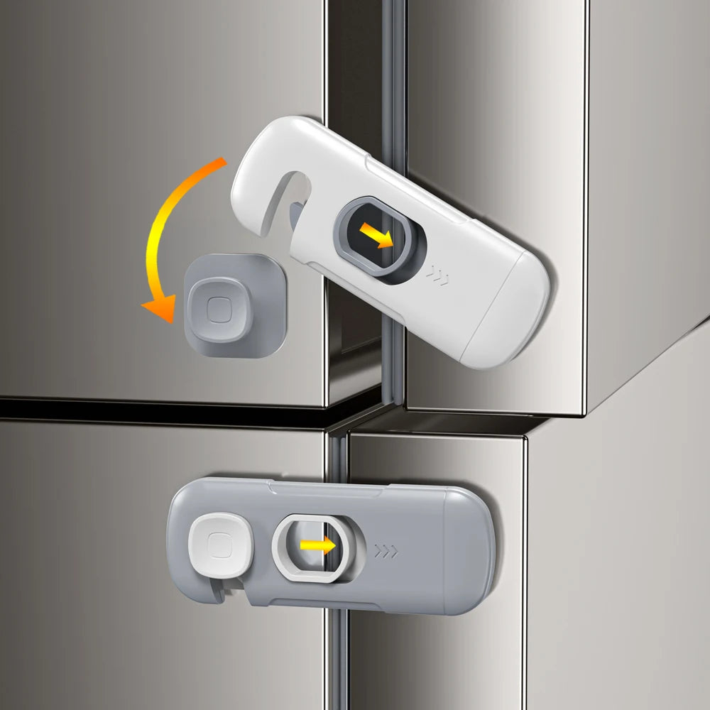 Child Safety Cabinet Locks with Strong Adhesive for Drawers, Fridges, and More