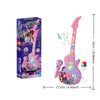 Kids Karaoke Microphone with Guitar Stand and LED Lights