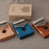17-Key Mahogany Kalimba Thumb Piano