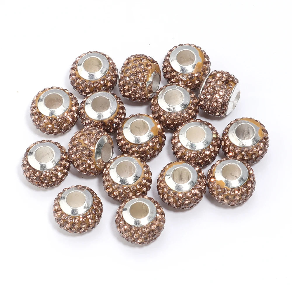 Luxury Rhinestone Spacer Beads for DIY Jewelry Making