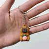 Cute Capybara Keychain Charm – Soft PVC Pendant for Bags, Phones & Keys