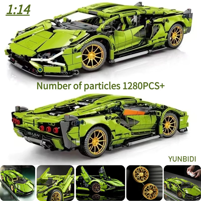1:14 Scale Remote Control Racing Car Building Kit