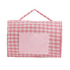 Plaid Toddler Nap Mat with Minky Pillow - Roll-Up Design for Daycare & Travel