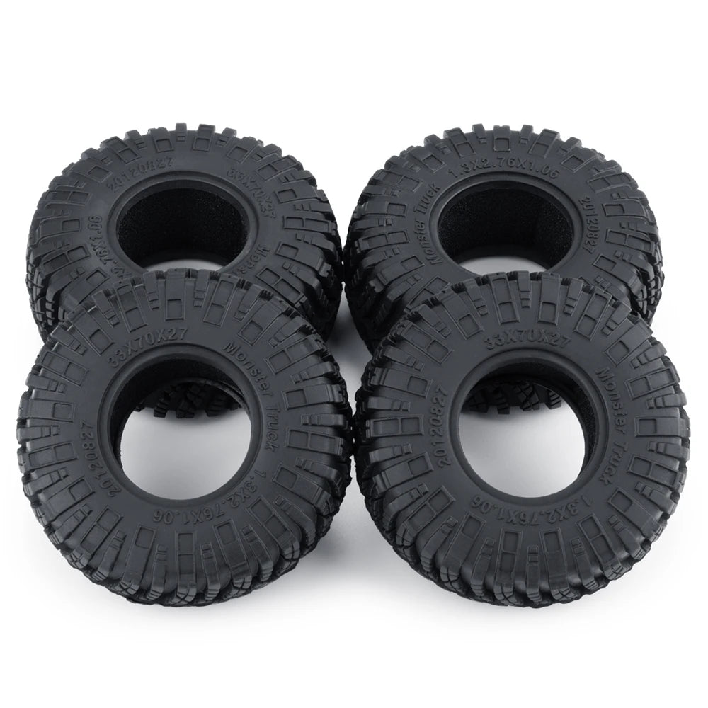 Mud Terrain RC Tires for 1/18 and 1/24 Micro Crawlers
