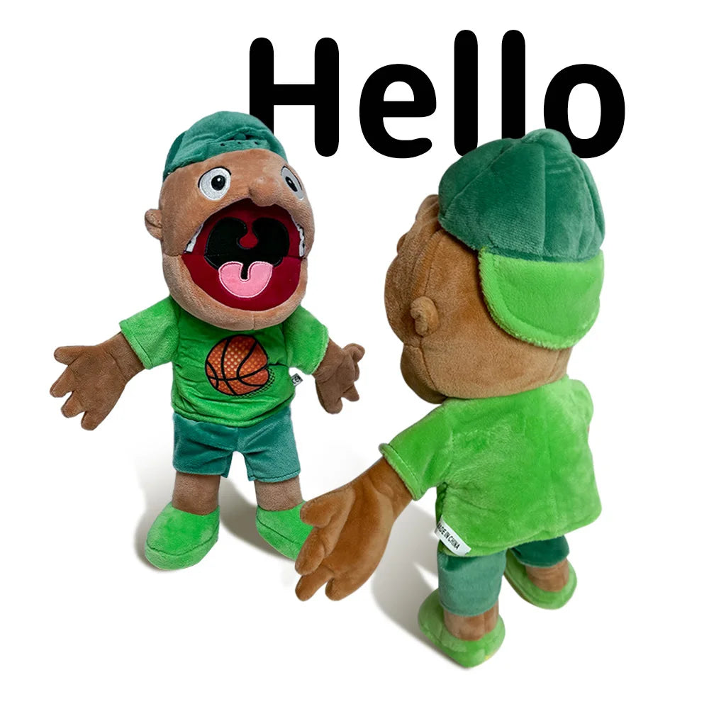 Jeffy Hand Puppet Toy – Soft Plush Zombie Boy Puppet