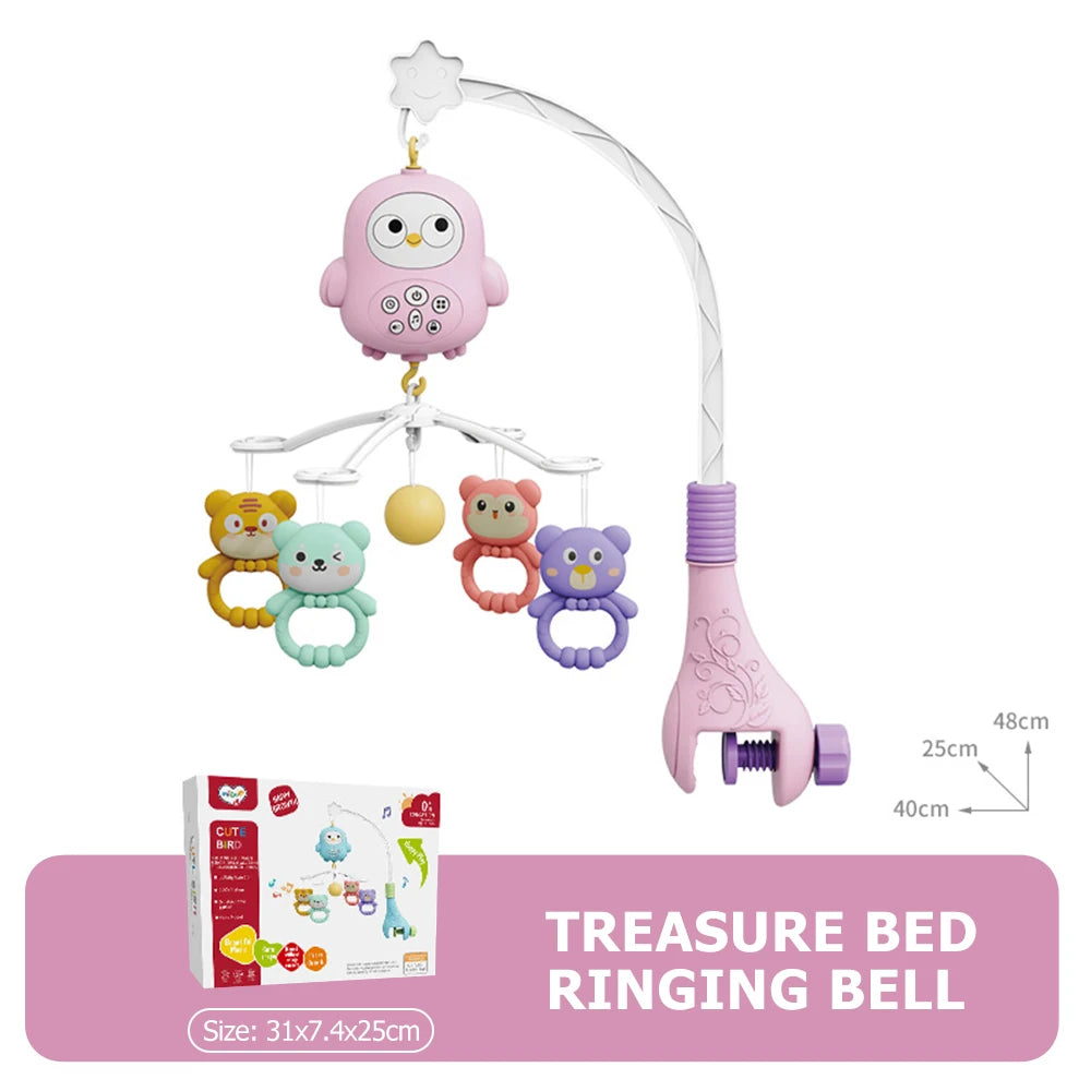 Soothing Musical Crib Mobile with Projector and Remote