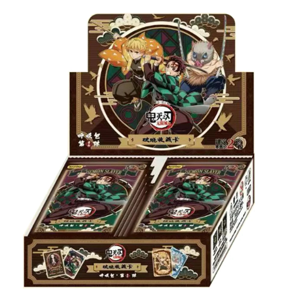 Demon Slayer SSP Diamond Rare Card featuring Tanjirou and Nezuko characters