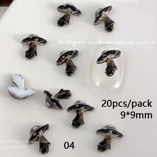 Fruit & Floral Resin Nail Art Decorations
