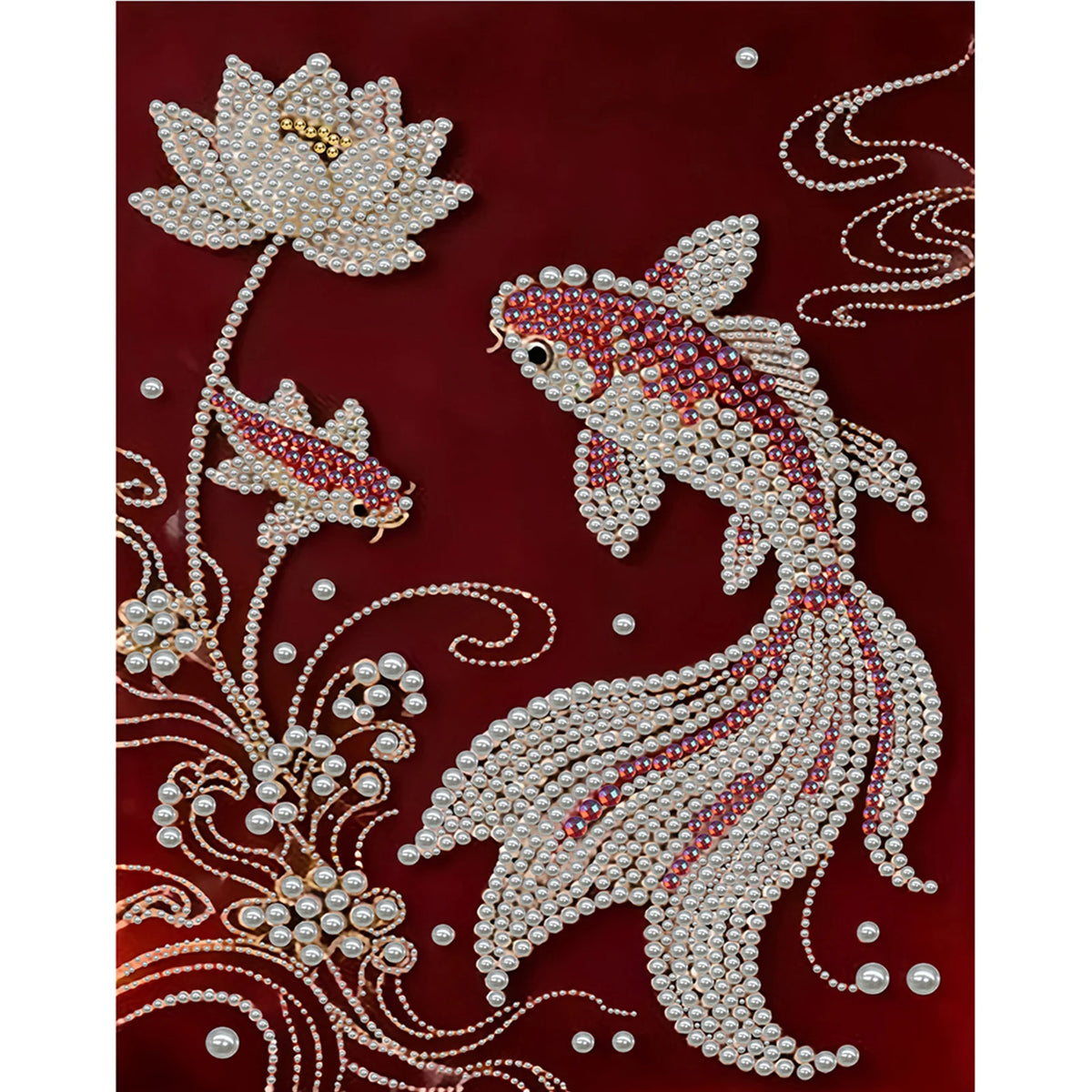 DIY Pearl Gem Painting Kit for Adults | 30x40cm Unframed Canvas Wall Art