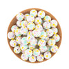 Pink Silicone Round Beads for DIY Jewelry Making