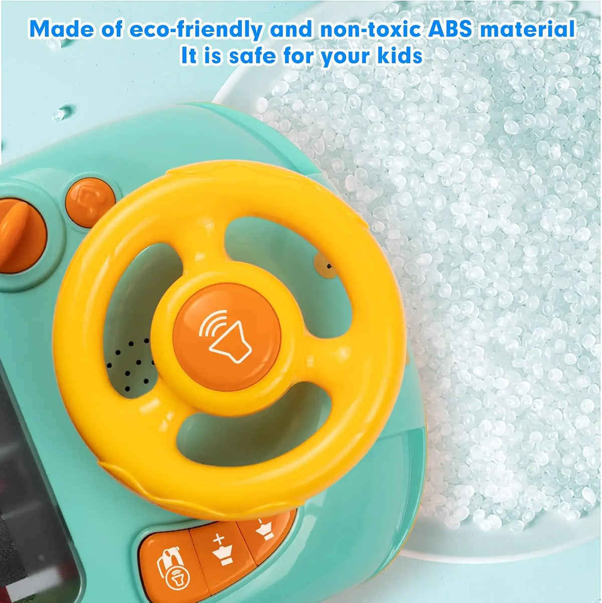 Interactive Musical Steering Wheel Toy for Kids