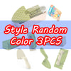 Three pieces of sand castle building tools including a shovel, mold, and shaping tool for kids