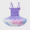 Children's Princess Tutu Dress with Ruffled Ball Gown Design