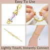 Magnetic Necklace Clasp Converter with Lobster Claw – 14K Gold & Silver Plated